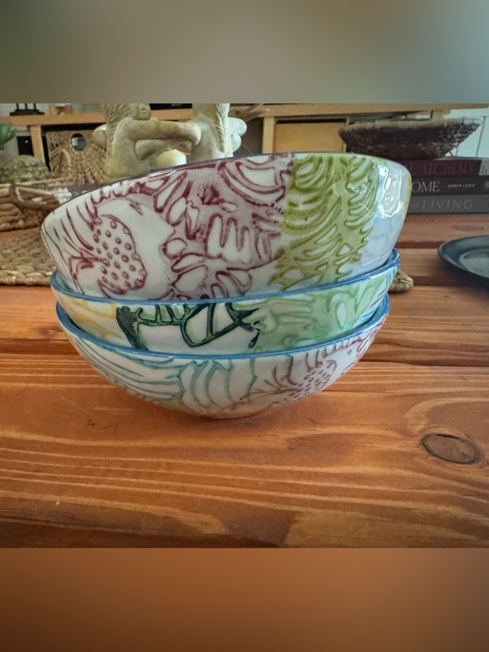 Anthropologie Radiant Petal Bowls - set of 3